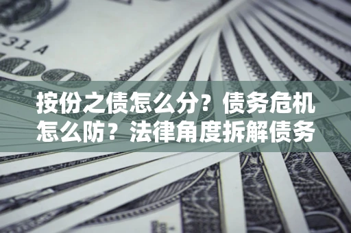 北京按份之债怎么分？债务危机怎么防？法律角度拆解债务分配与风险自保指南