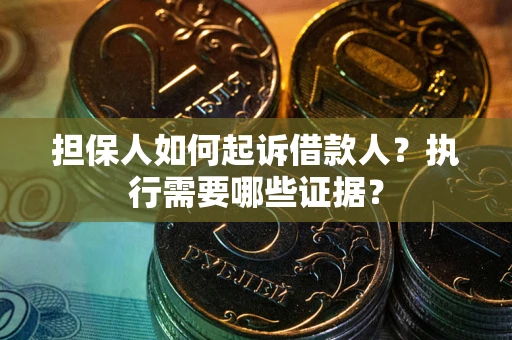 北京担保人如何起诉借款人？执行需要哪些证据？