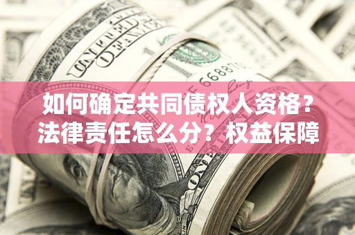 北京如何确定共同债权人资格？法律责任怎么分？权益保障技巧揭秘！