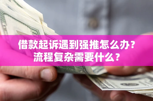 北京借款起诉遇到强推怎么办？流程复杂需要什么？