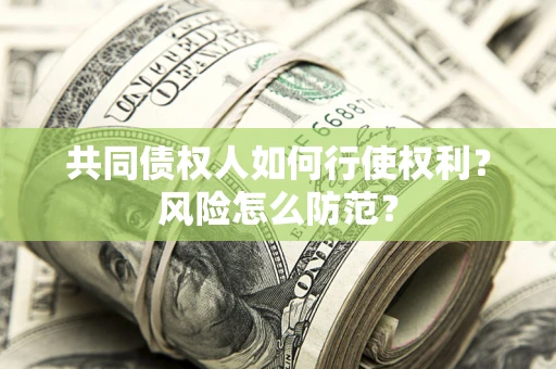 北京共同债权人如何行使权利？风险怎么防范？