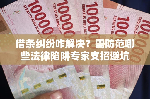 北京借条纠纷咋解决？需防范哪些法律陷阱专家支招避坑