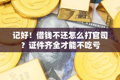 北京记好！借钱不还怎么打官司？证件齐全才能不吃亏