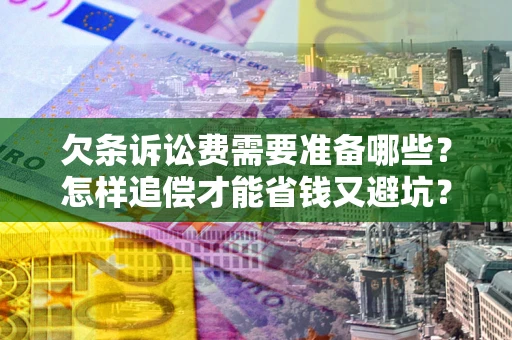 北京欠条诉讼费需要准备哪些？怎样追偿才能省钱又避坑？