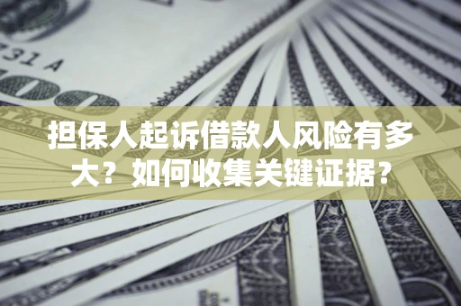 北京担保人起诉借款人风险有多大？如何收集关键证据？
