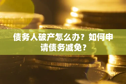 北京债务人破产怎么办？如何申请债务减免？