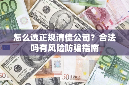 北京怎么选正规清债公司？合法吗有风险防骗指南